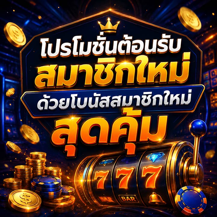 โปรโมชั่นต้อนรับสมาชิกใหม่